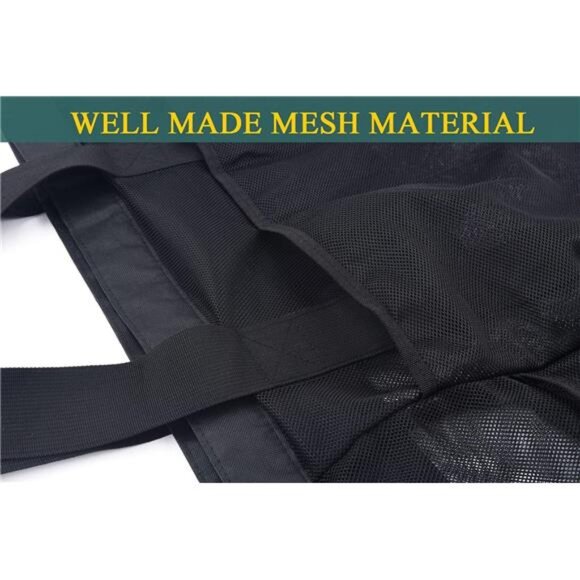 Extra Large Mesh Beach Pool Tote Bag for Family, Sandproof with Zipper - Picture 6 of 8